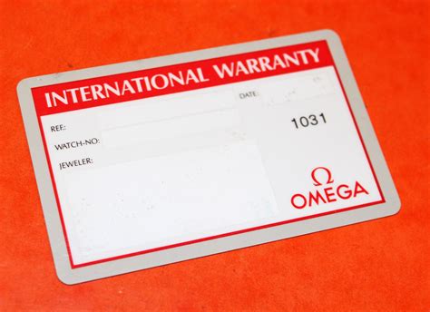 omega international warranty card|omega watch warranty registration.